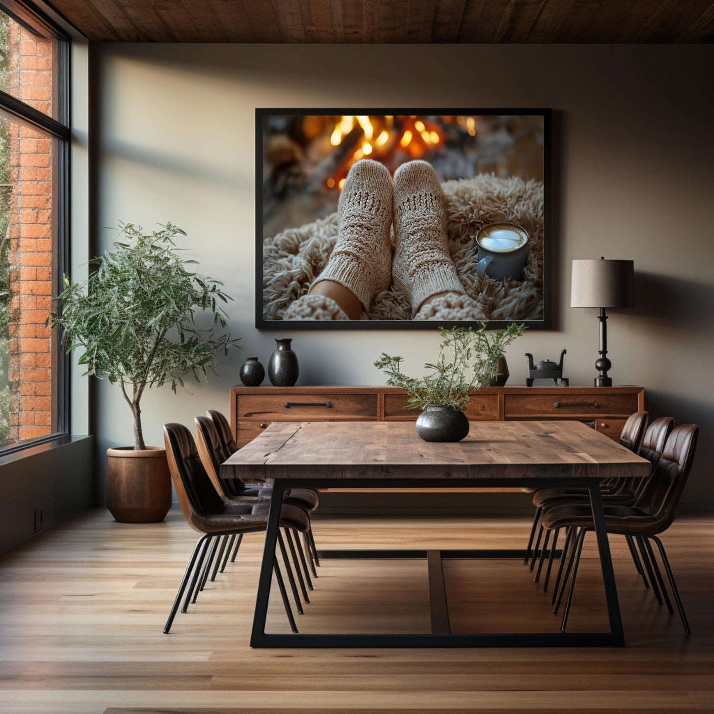 Warm Woolen Socks, High Quality Digital Download - Luxuria Canvas