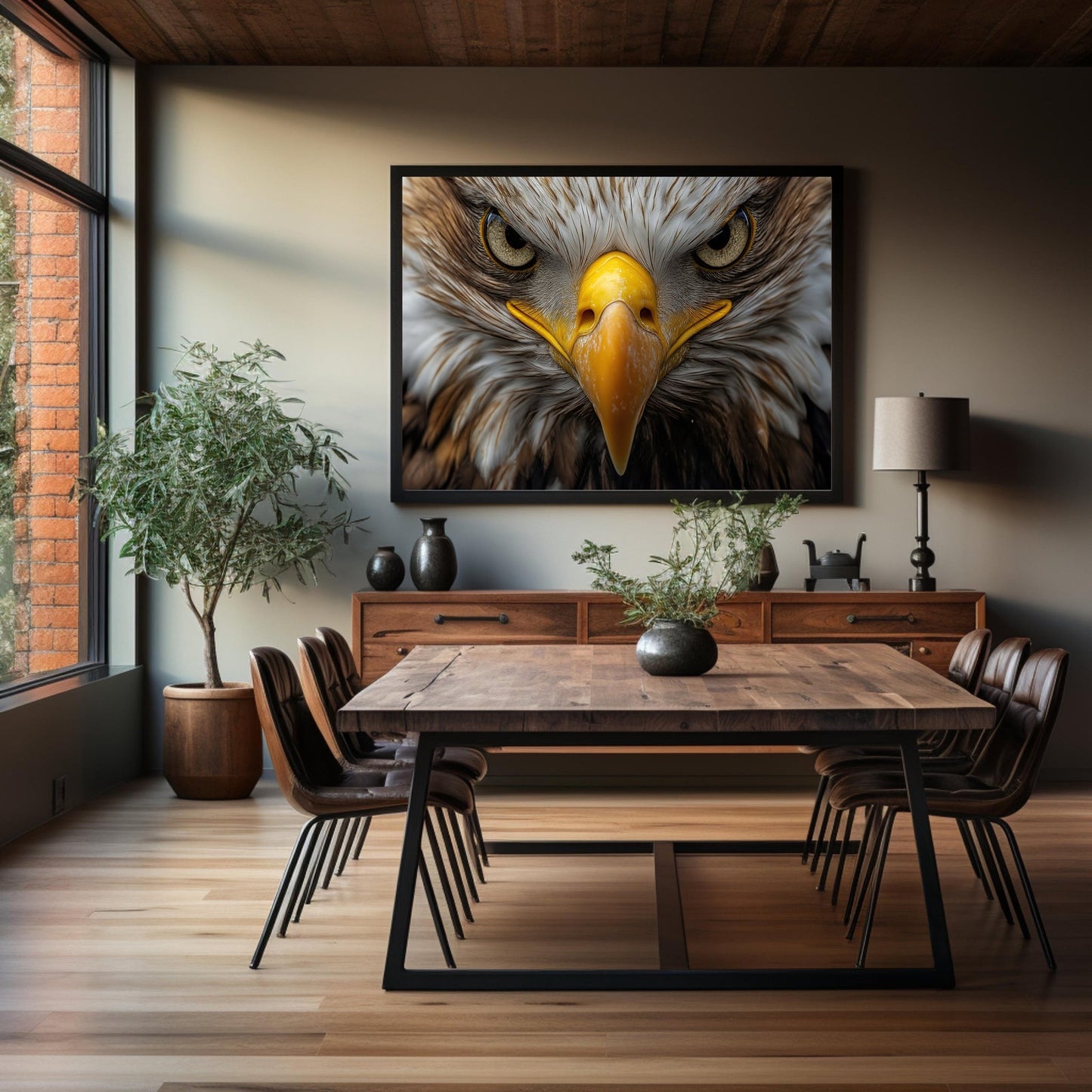 Eagle Focus Digital Art Download - Luxuria Canvas