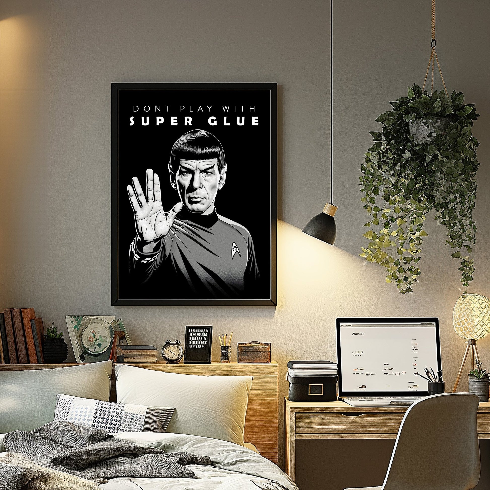 Star Trek Spock Super Glue, High Quality Digital Download - Luxuria Canvas