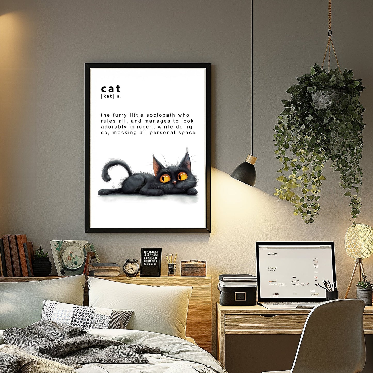 Cat Defined, High Quality Digital Download - Luxuria Canvas