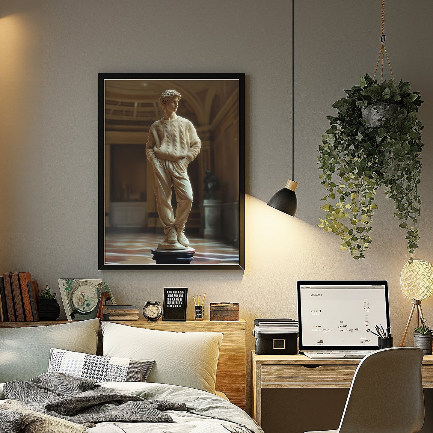 Casual David Michelangelo, High Quality Digital Download - Luxuria Canvas