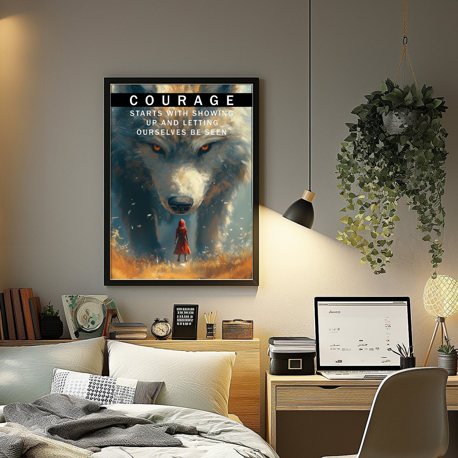 Courage to be Seen Digital Art Download - Luxuria Canvas