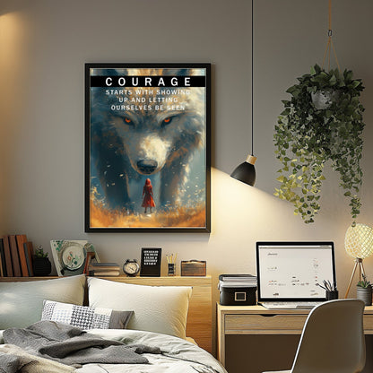 Courage to be Seen Digital Art Download - Luxuria Canvas