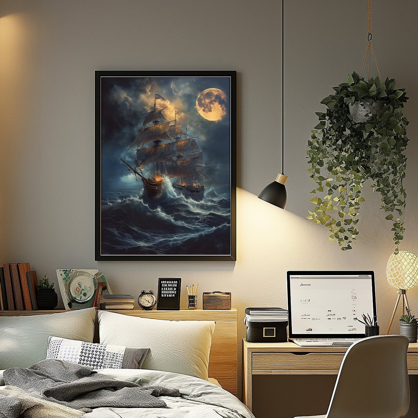 Lost at Sea Digital Art Download - Luxuria Canvas