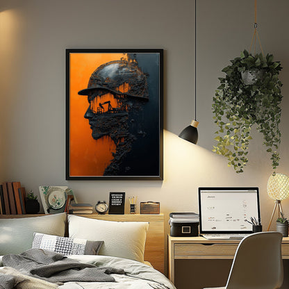 Roughneck Oil, High Quality Digital Download - Luxuria Canvas