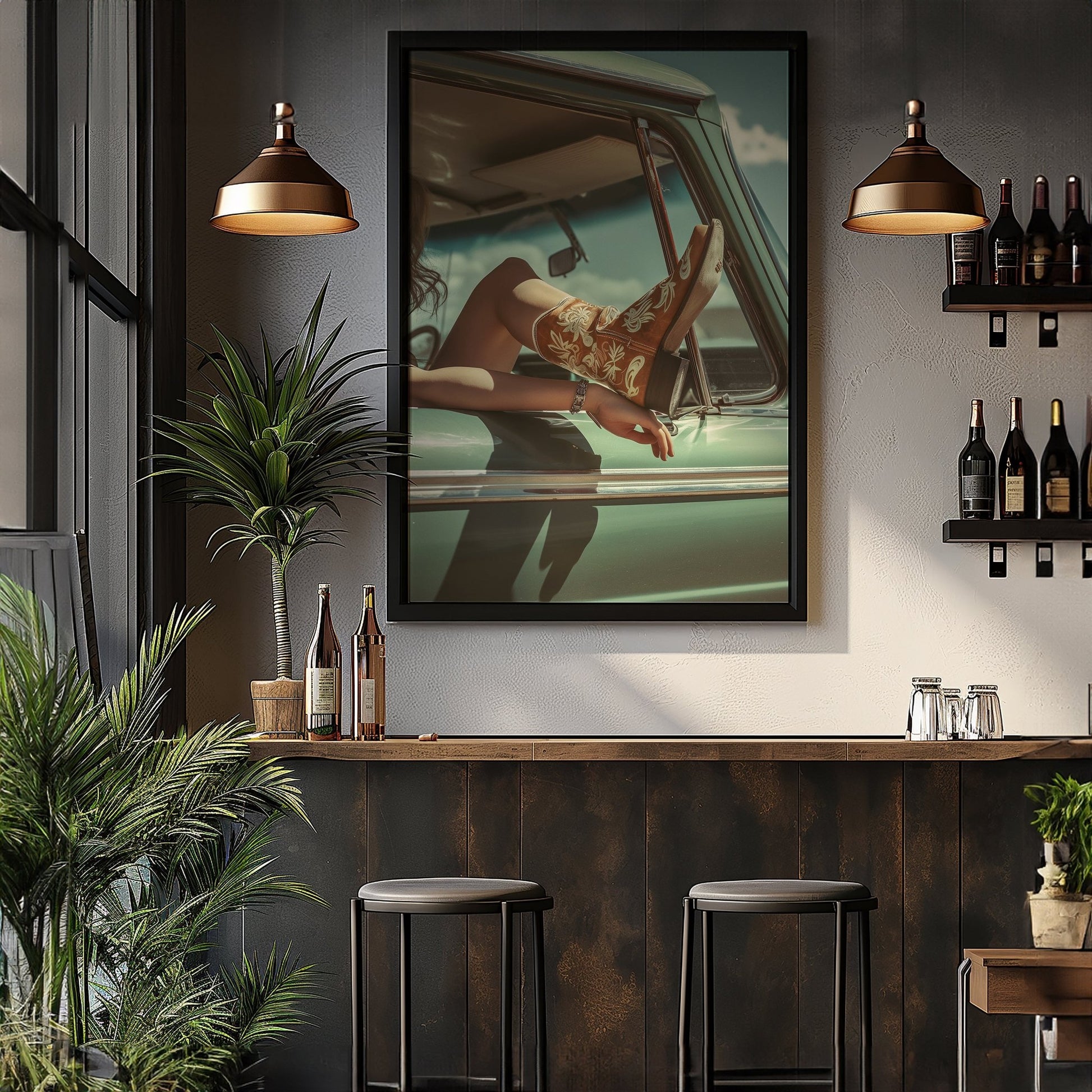 Vintage Cowgirl Boots, High Quality Digital Download - Luxuria Canvas