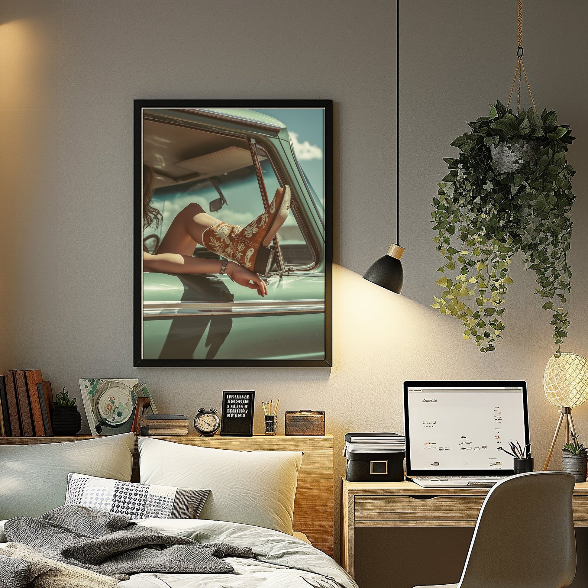 Vintage Cowgirl Boots, High Quality Digital Download - Luxuria Canvas