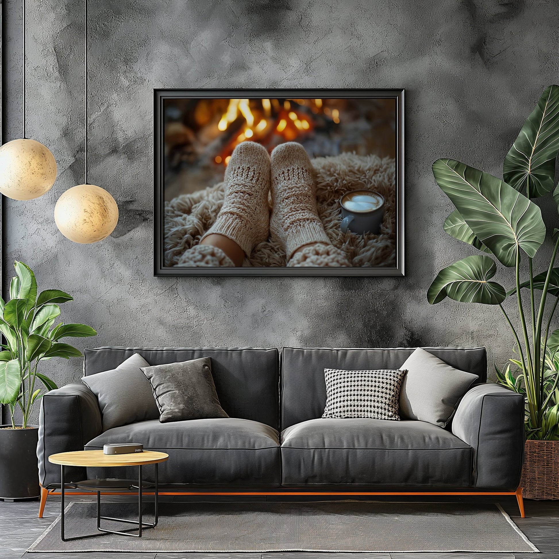 Warm Woolen Socks, High Quality Digital Download - Luxuria Canvas