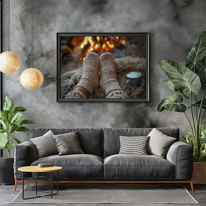 Warm Woolen Socks, High Quality Digital Download - Luxuria Canvas