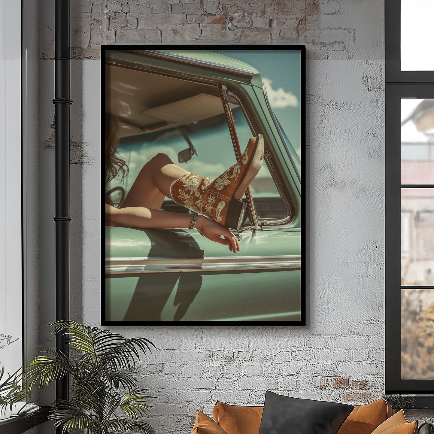 Vintage Cowgirl Boots, High Quality Digital Download - Luxuria Canvas