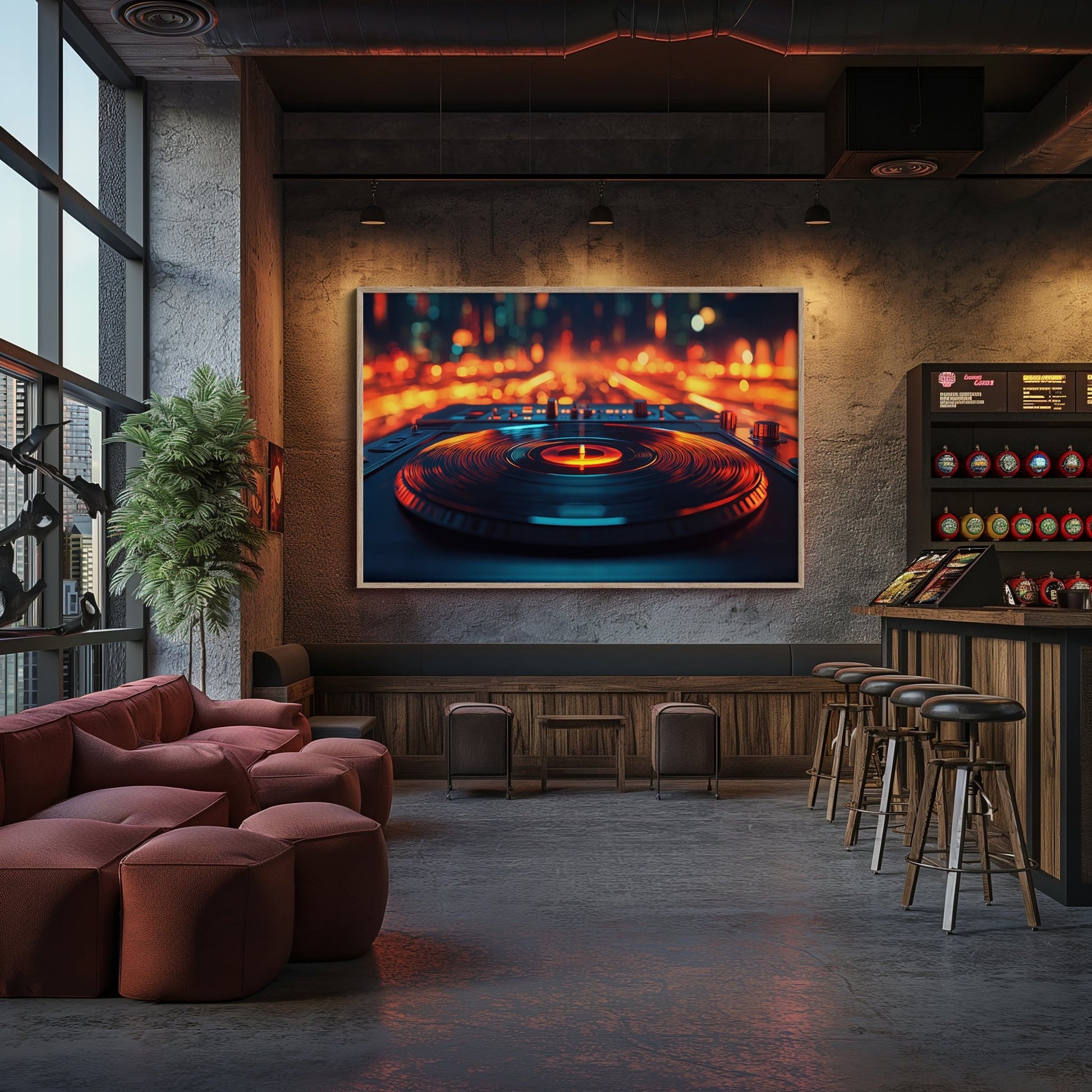 DJ Mixer Street, High Quality Digital Download - Luxuria Canvas