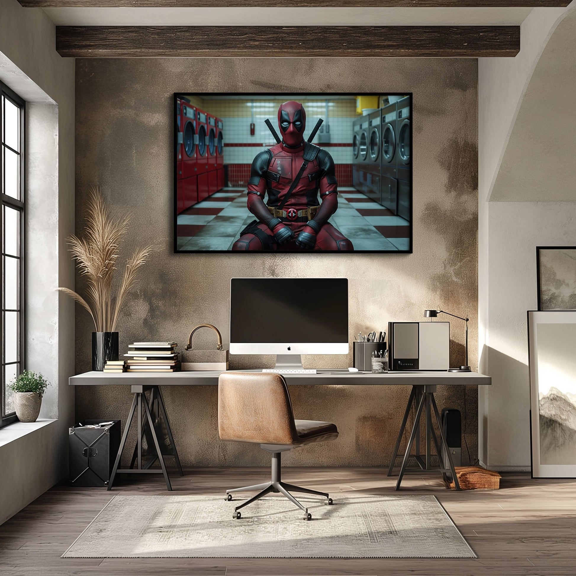 Deadpool Laundry Day, High Quality Digital Download - Luxuria Canvas