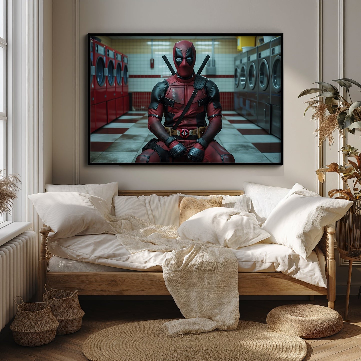 Deadpool Laundry Day, High Quality Digital Download - Luxuria Canvas