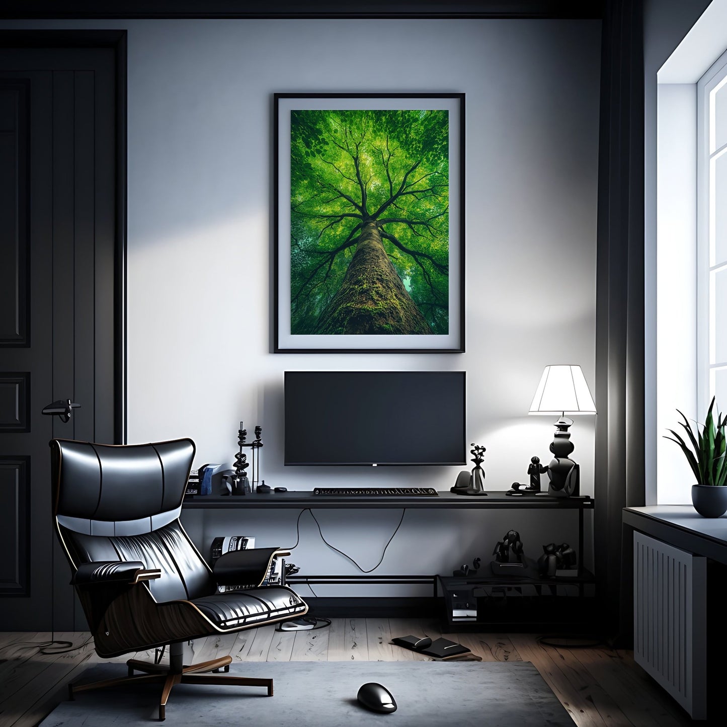 Treetop Tranquility Digital Art Download - Luxuria Canvas