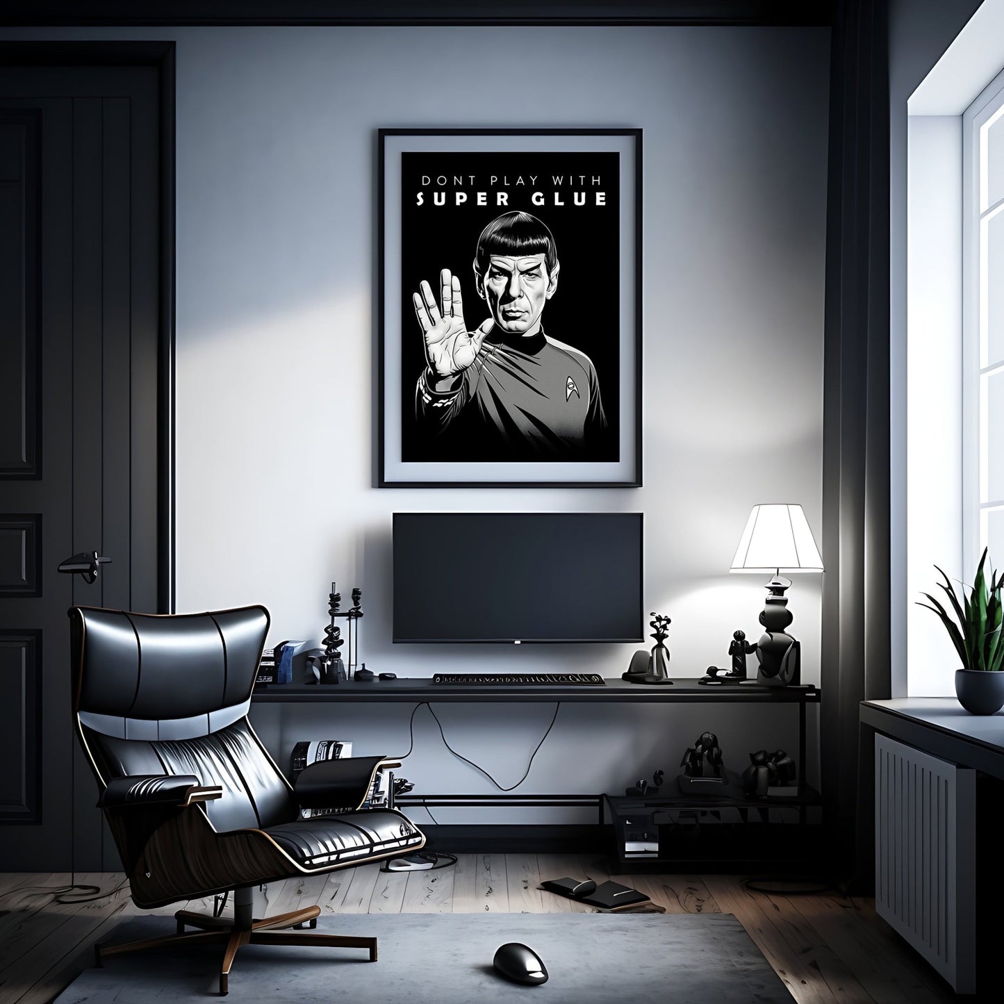 Star Trek Spock Super Glue, High Quality Digital Download - Luxuria Canvas
