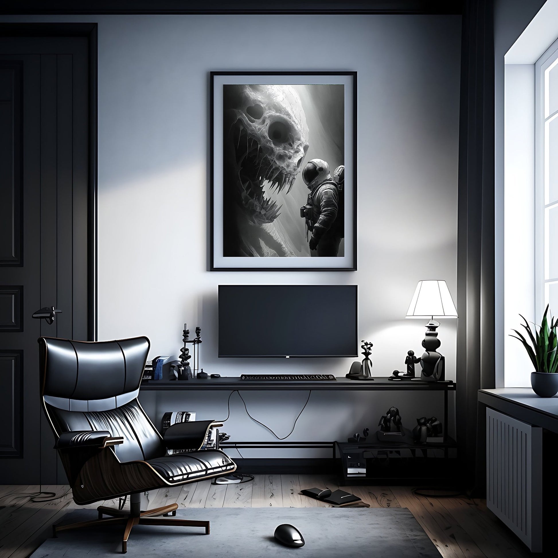 Alien Threat Digital Art Download - Luxuria Canvas