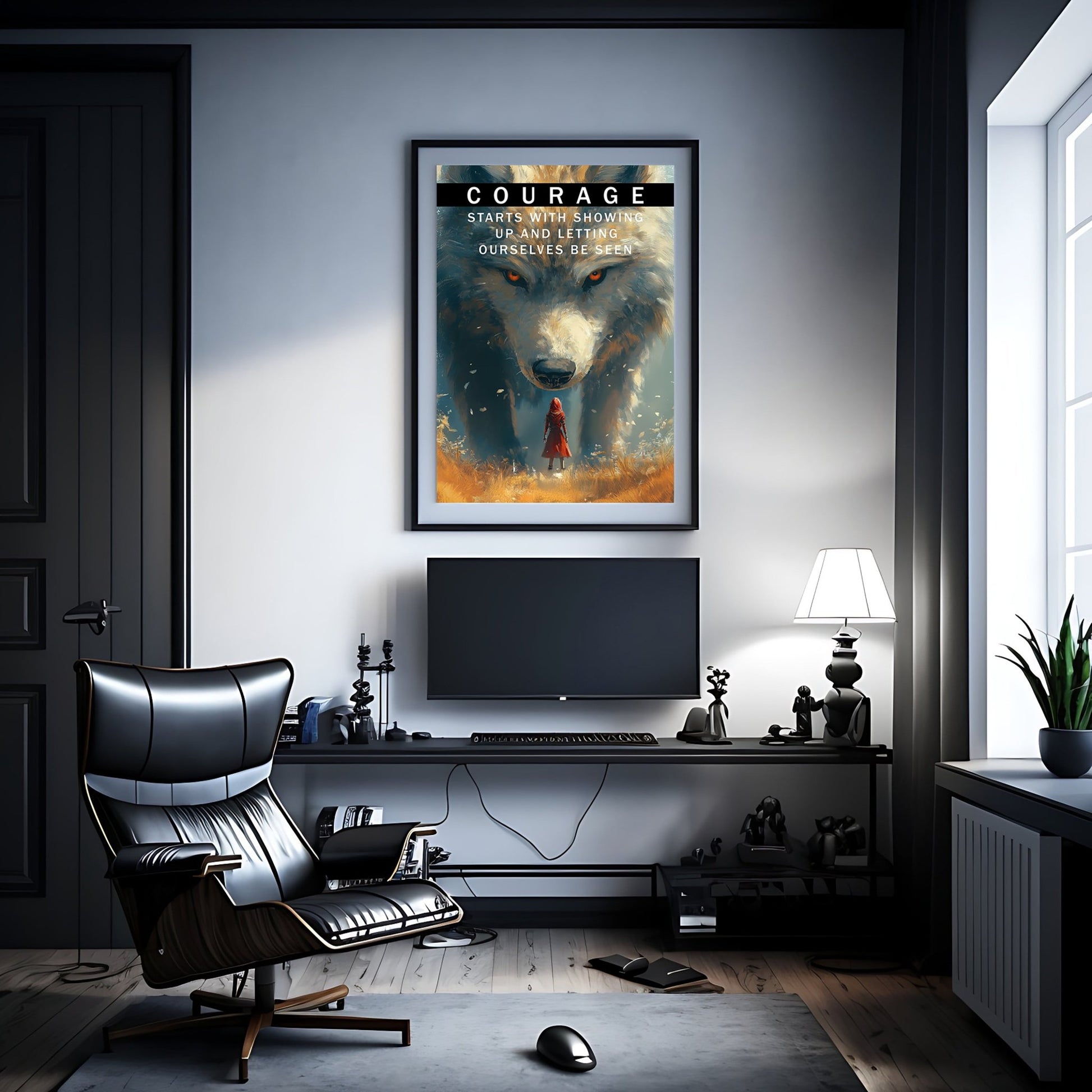 Courage to be Seen Digital Art Download - Luxuria Canvas