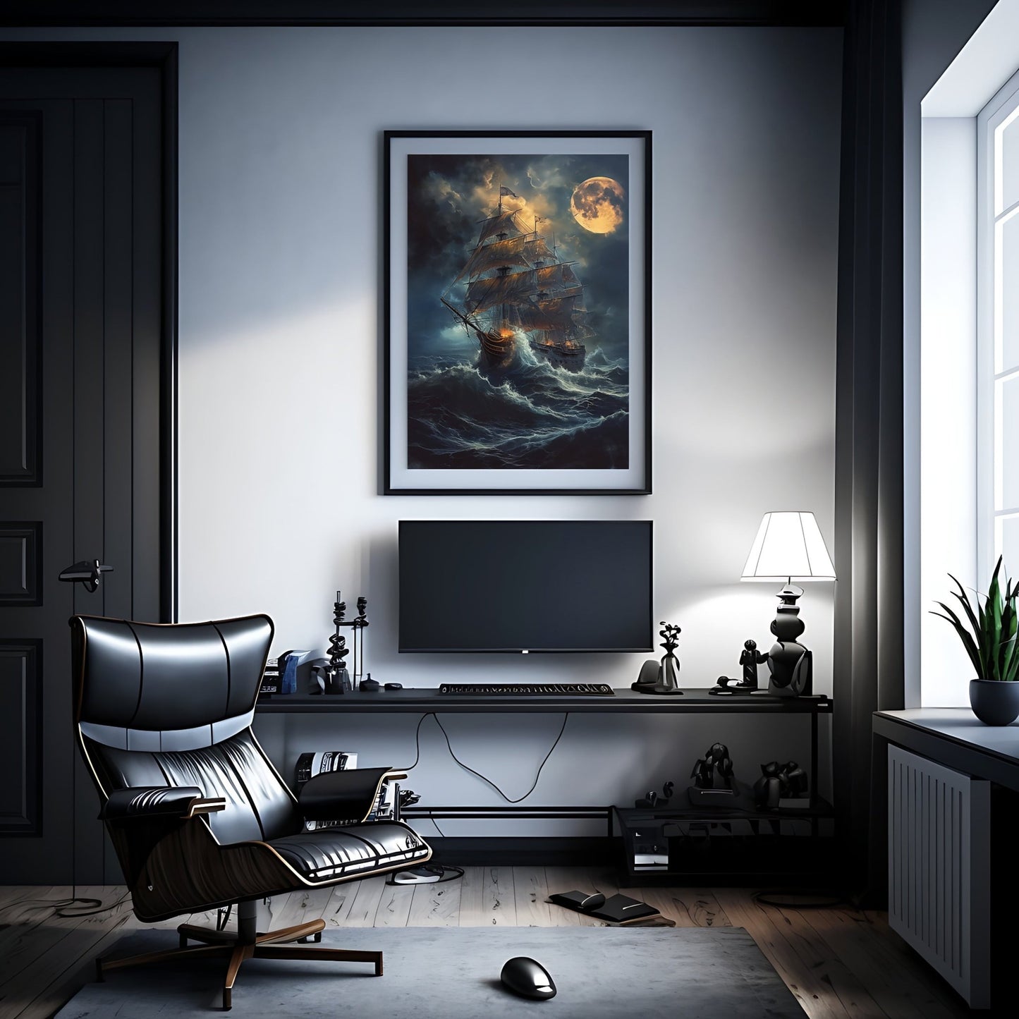 Lost at Sea Digital Art Download - Luxuria Canvas