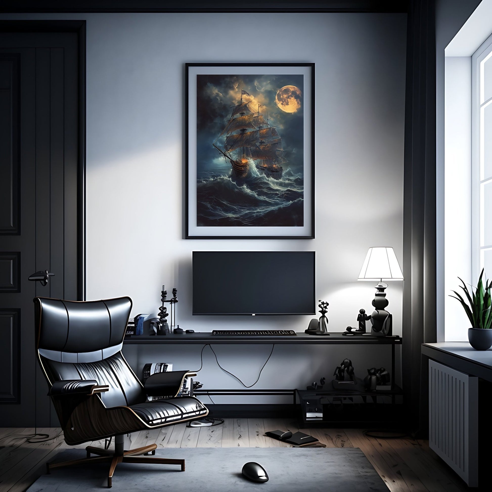 Lost at Sea Digital Art Download - Luxuria Canvas
