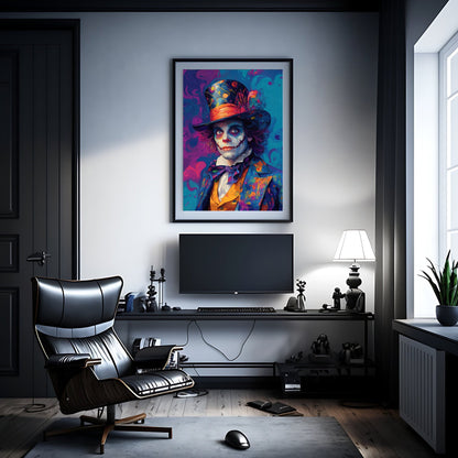 Psychedelic Mad Hatter, Digital Download - Luxuria Canvas