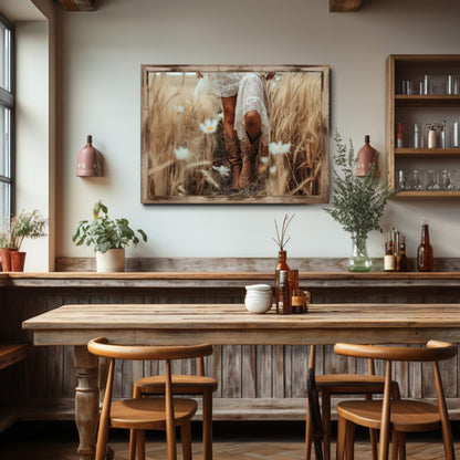 Cowgirl Boots and Skirt Digital Art Download - Luxuria Canvas