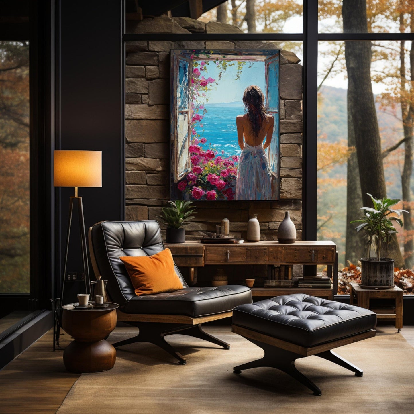 Overlooking the Sea, High Quality Digital Download - Luxuria Canvas