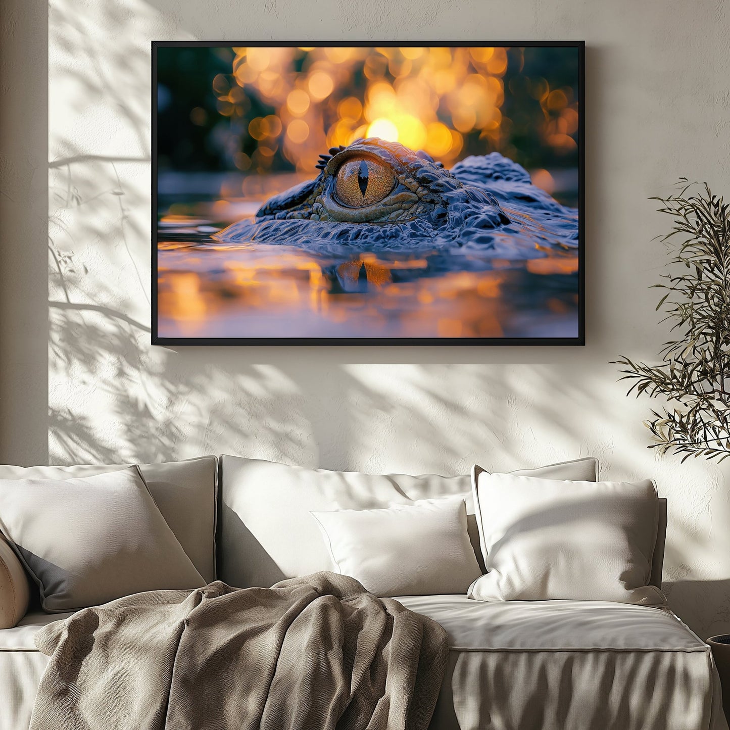 Crocodiles Eye, High Quality Digital Download - Luxuria Canvas