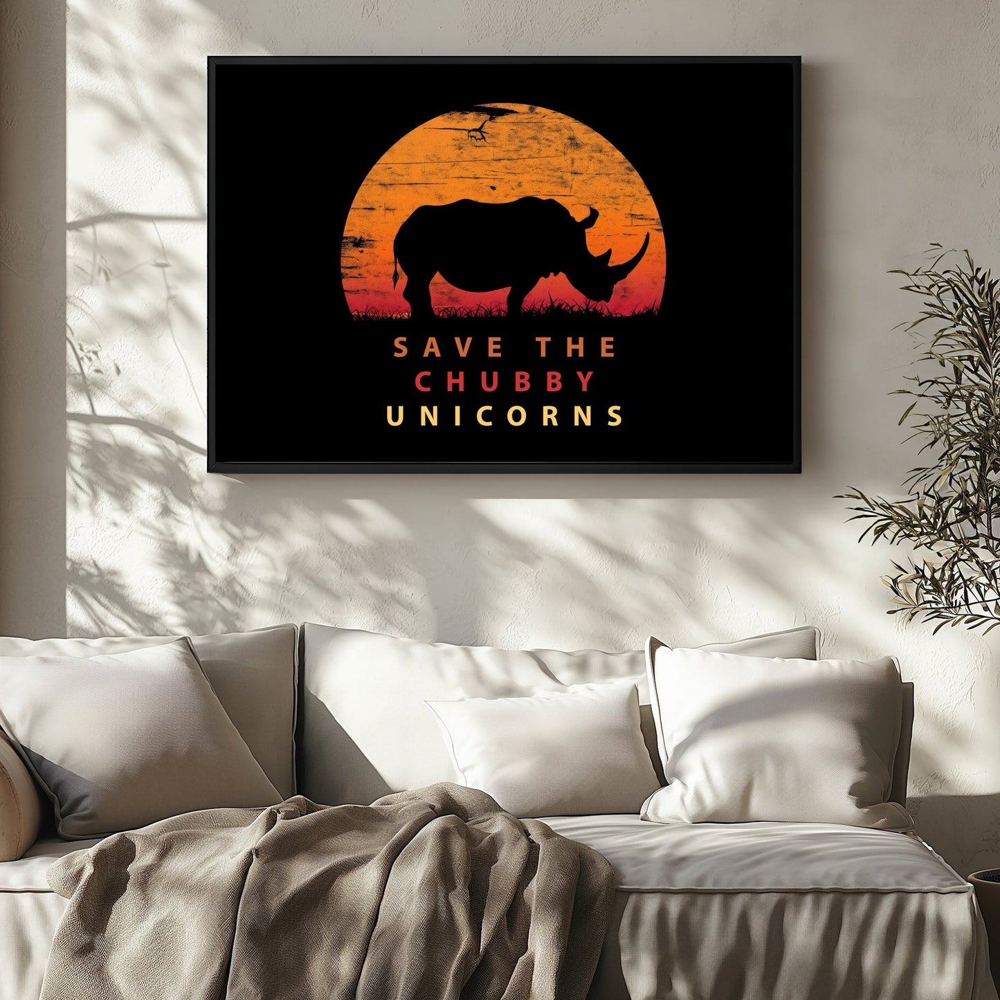 Chubby Unicorn, High Quality Digital Download - Luxuria Canvas