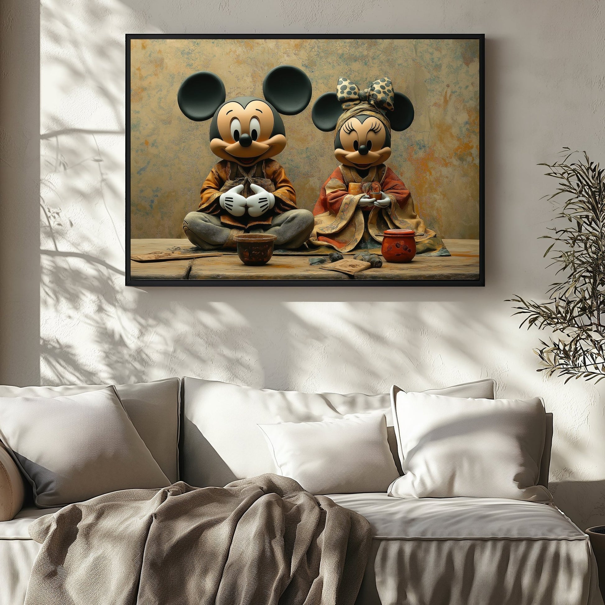 Mongolian Mickey Digital Art Download - Luxuria Canvas