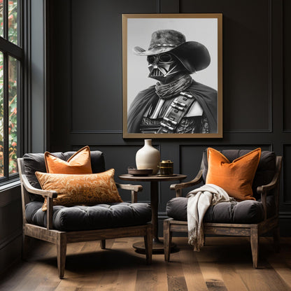 Darth Vader Wild West Digital Art Download - Luxuria Canvas