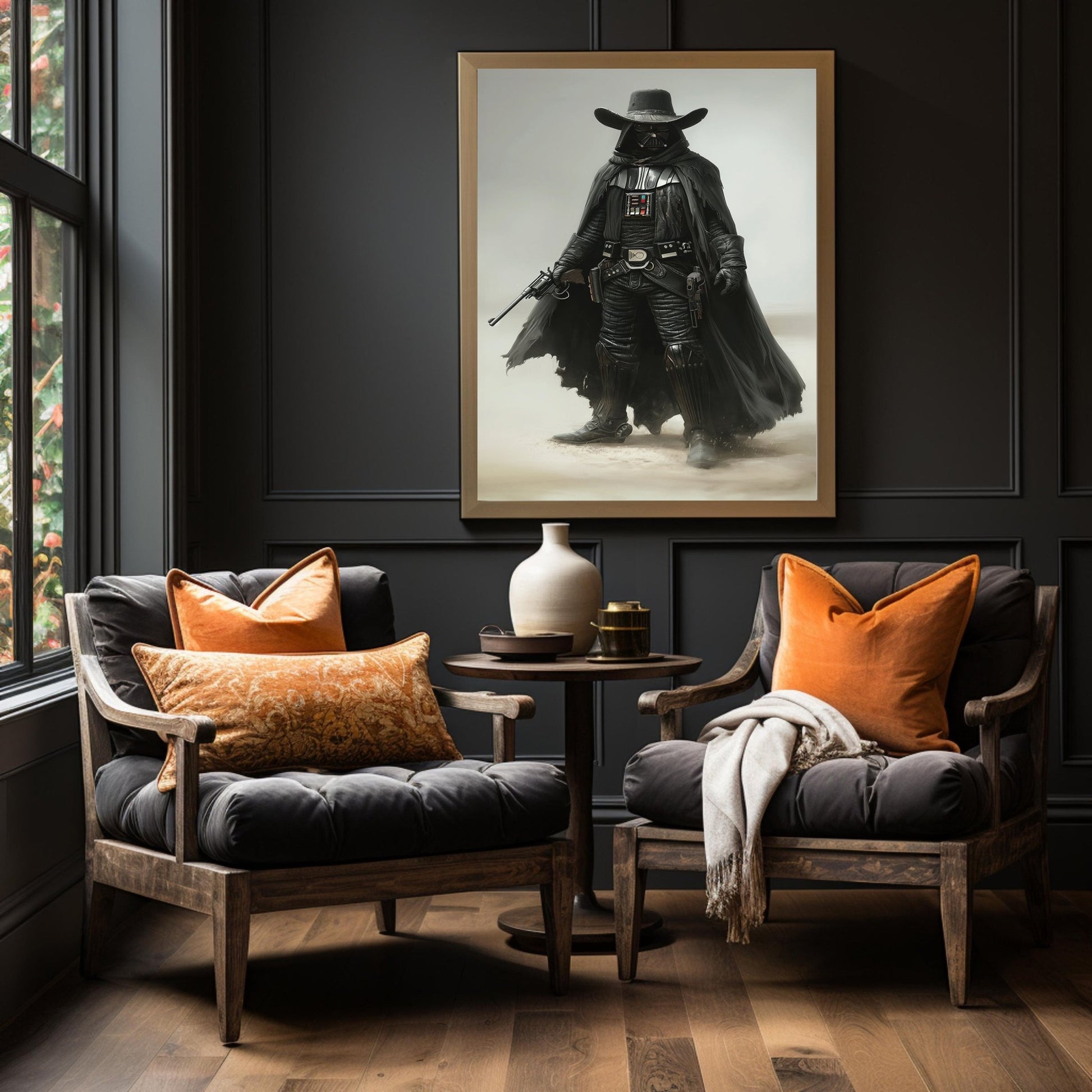 Wild West Darth Vader Digital Art Download - Luxuria Canvas