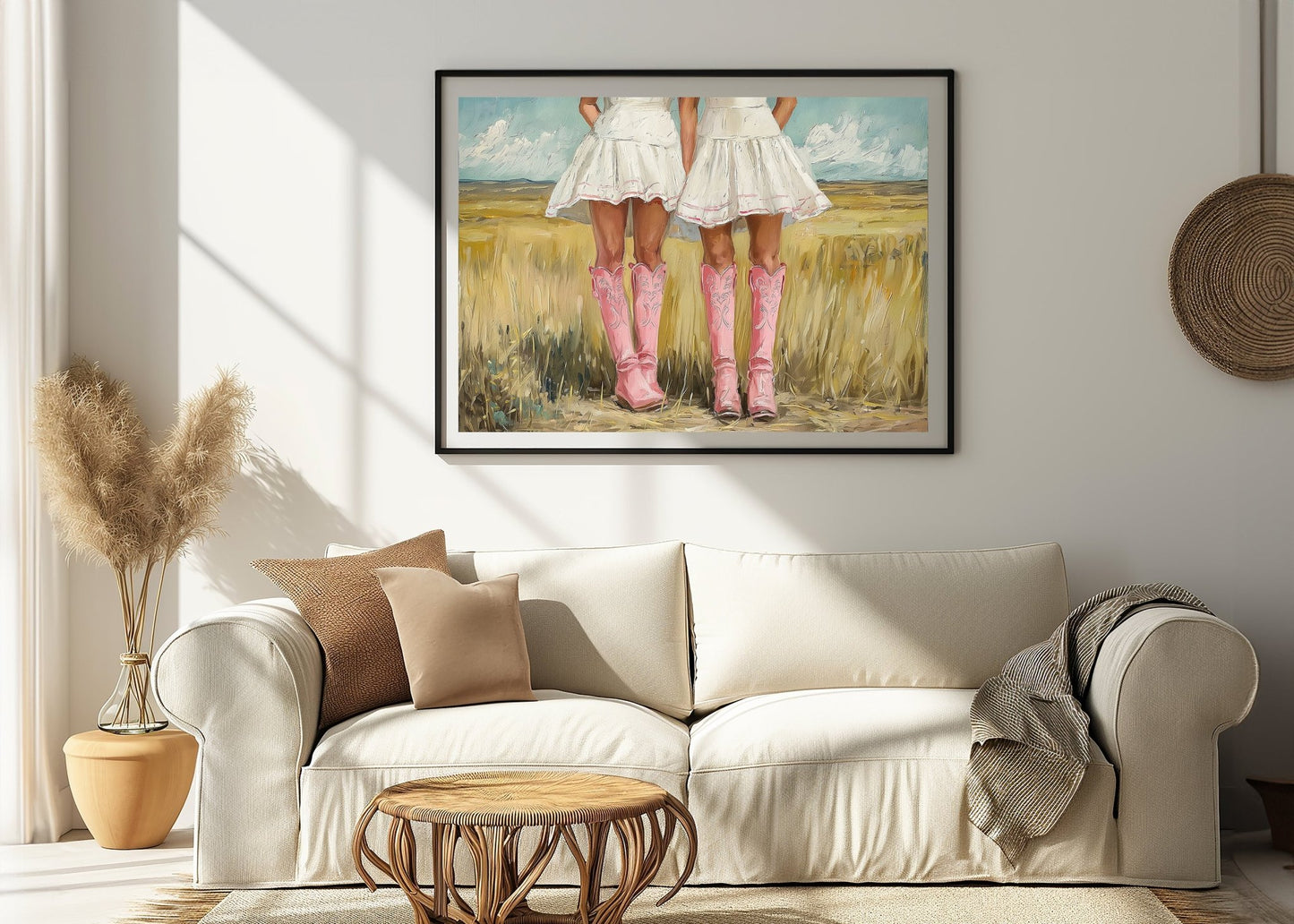 Cowgirls Pink Boots, High Quality Digital Download - Luxuria Canvas